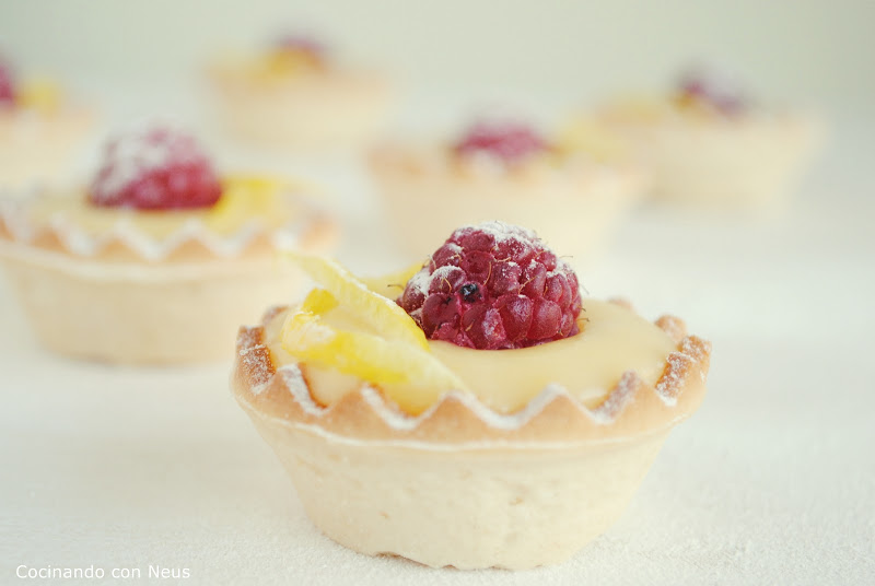 Tartaletas de crema de limón