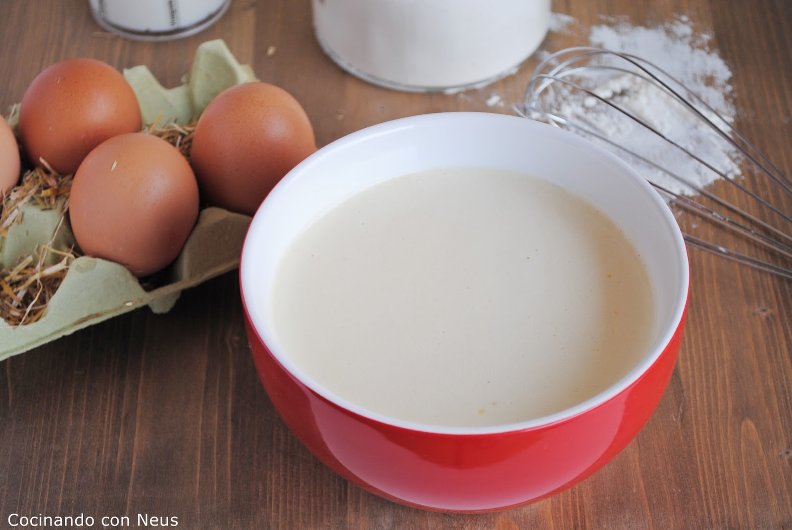 Masa para crêpes con thermomix