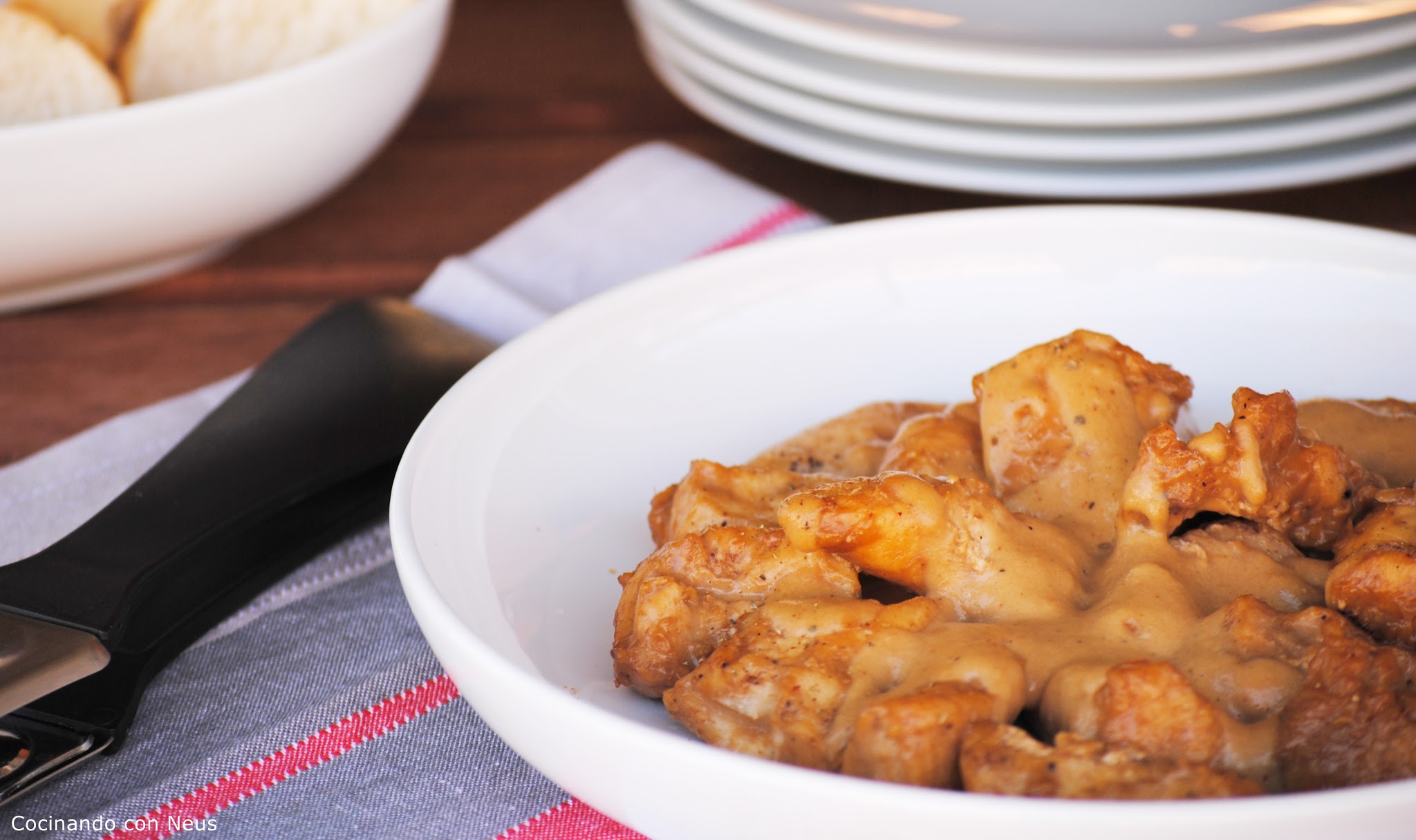 Pollo con Coca-Cola y sopa de cebolla con Thermomix