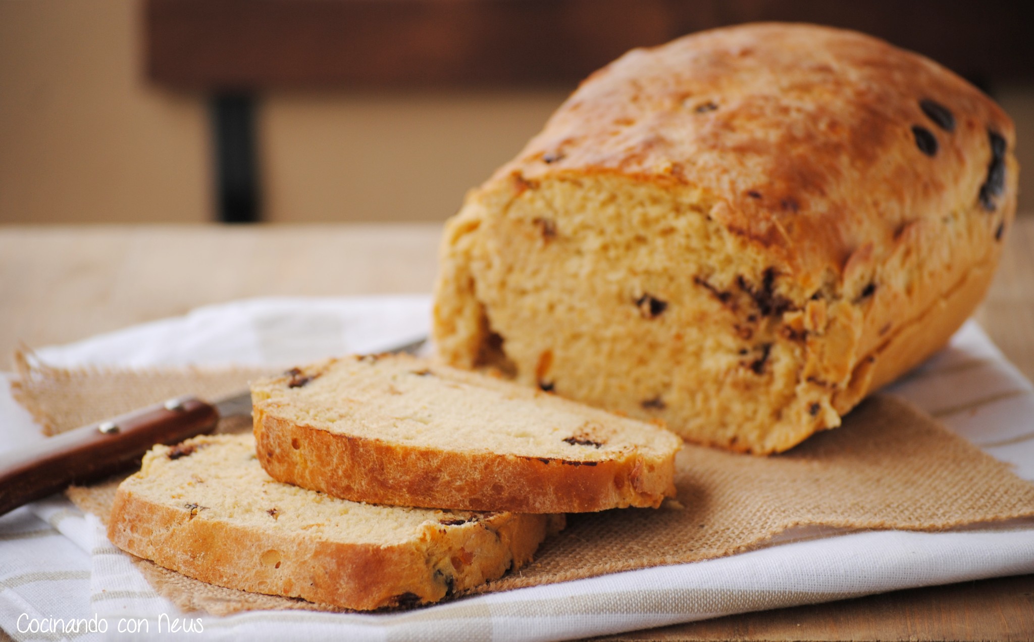 Pan de naranja confitada con Thermomix