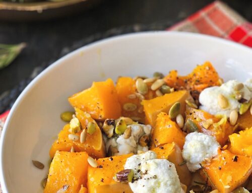 Calabaza asada al aroma de limón